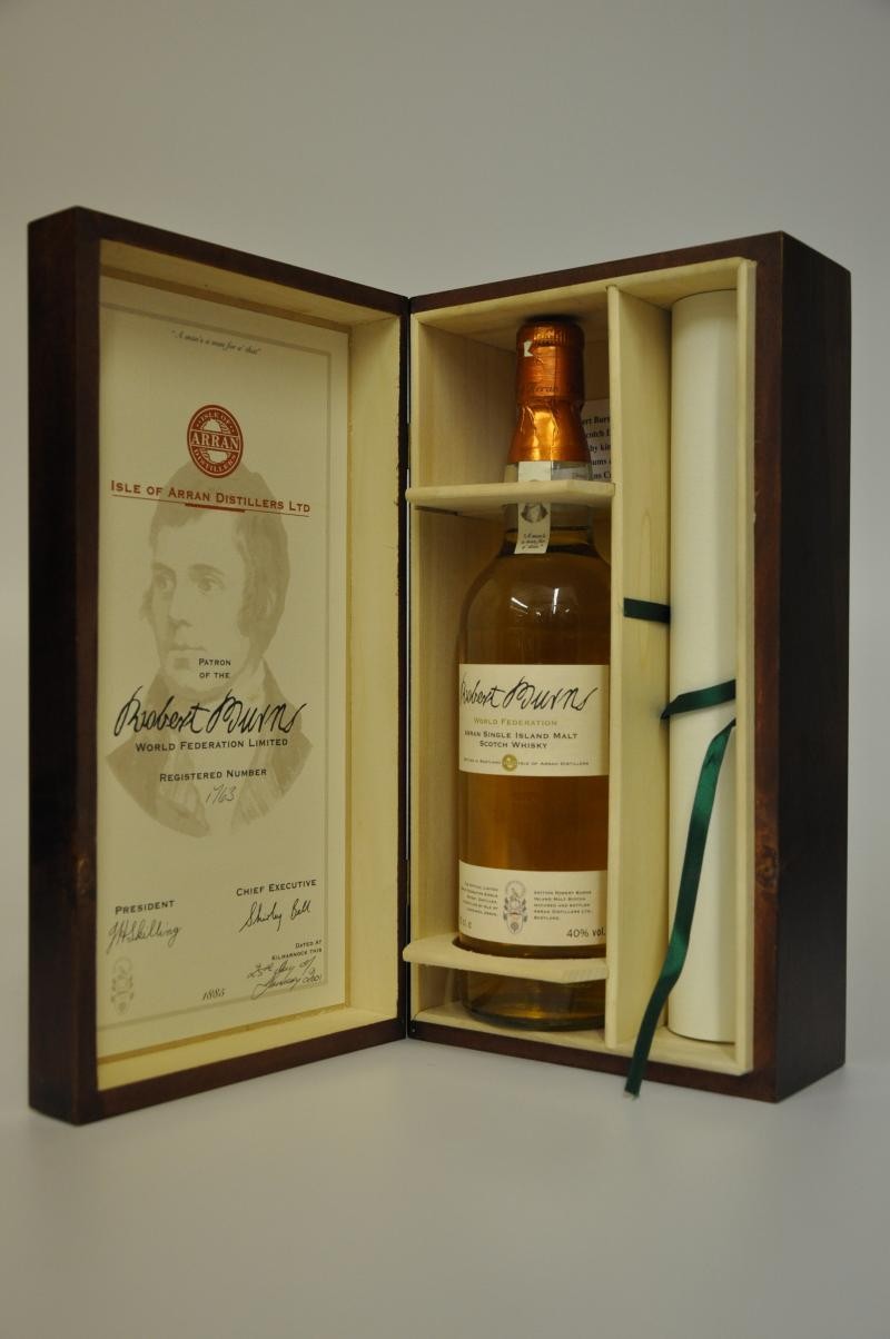 ROBERT BURNS ARRAN WHISKY LIMITED EDITION