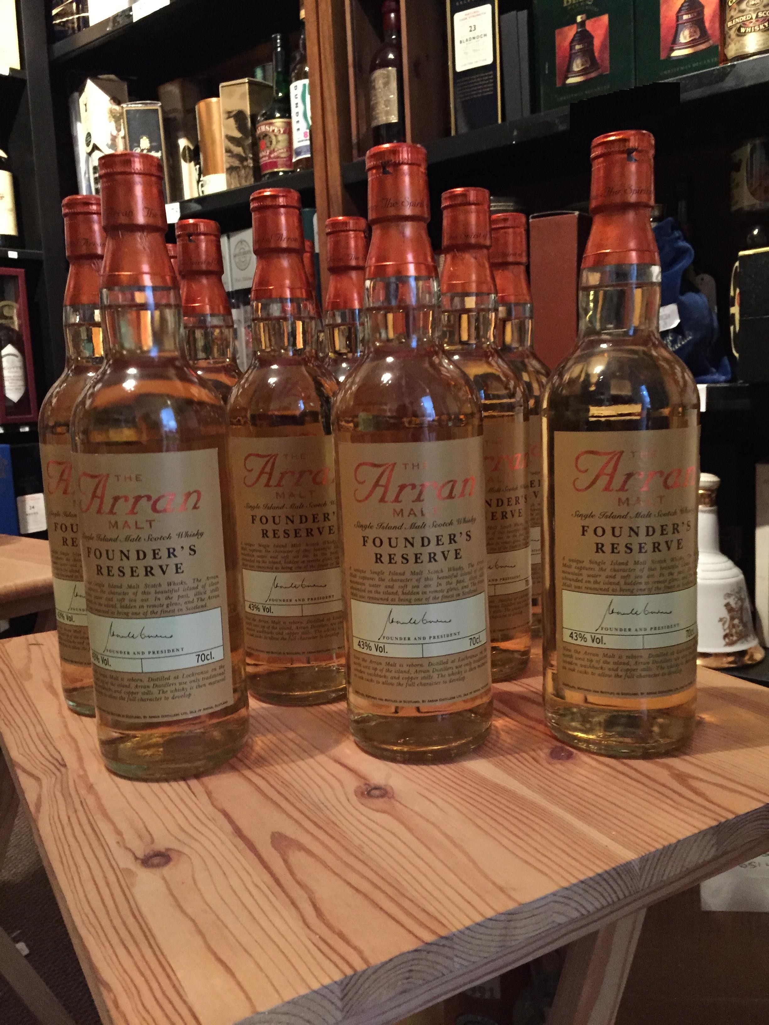 Arran Founders Reserve 'Full Case' 12 bottles