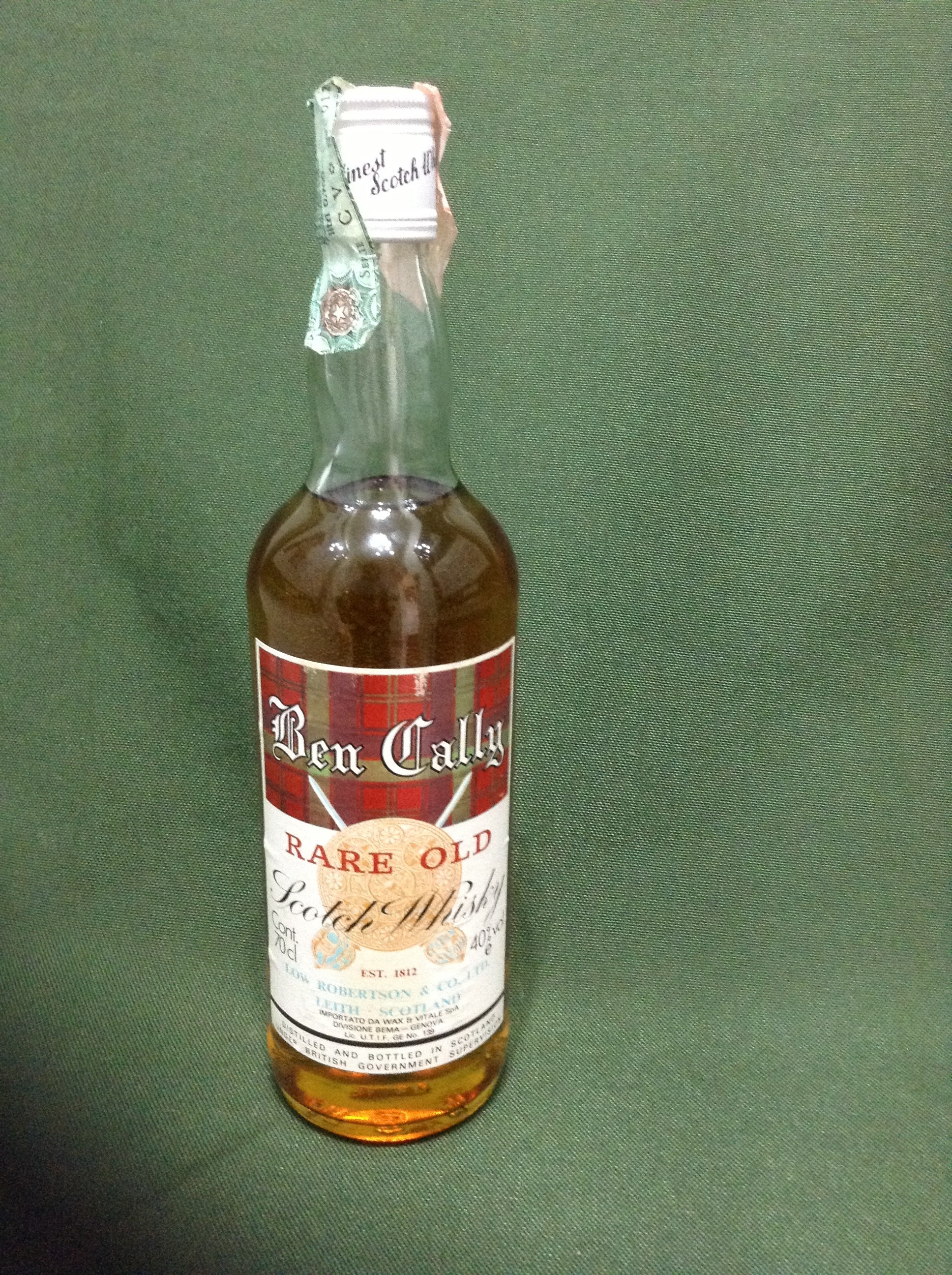 Ben Cally Rare Old Scotch